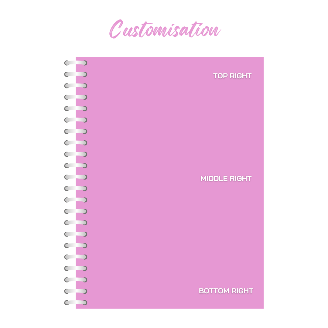 Customisable A5 Notebook