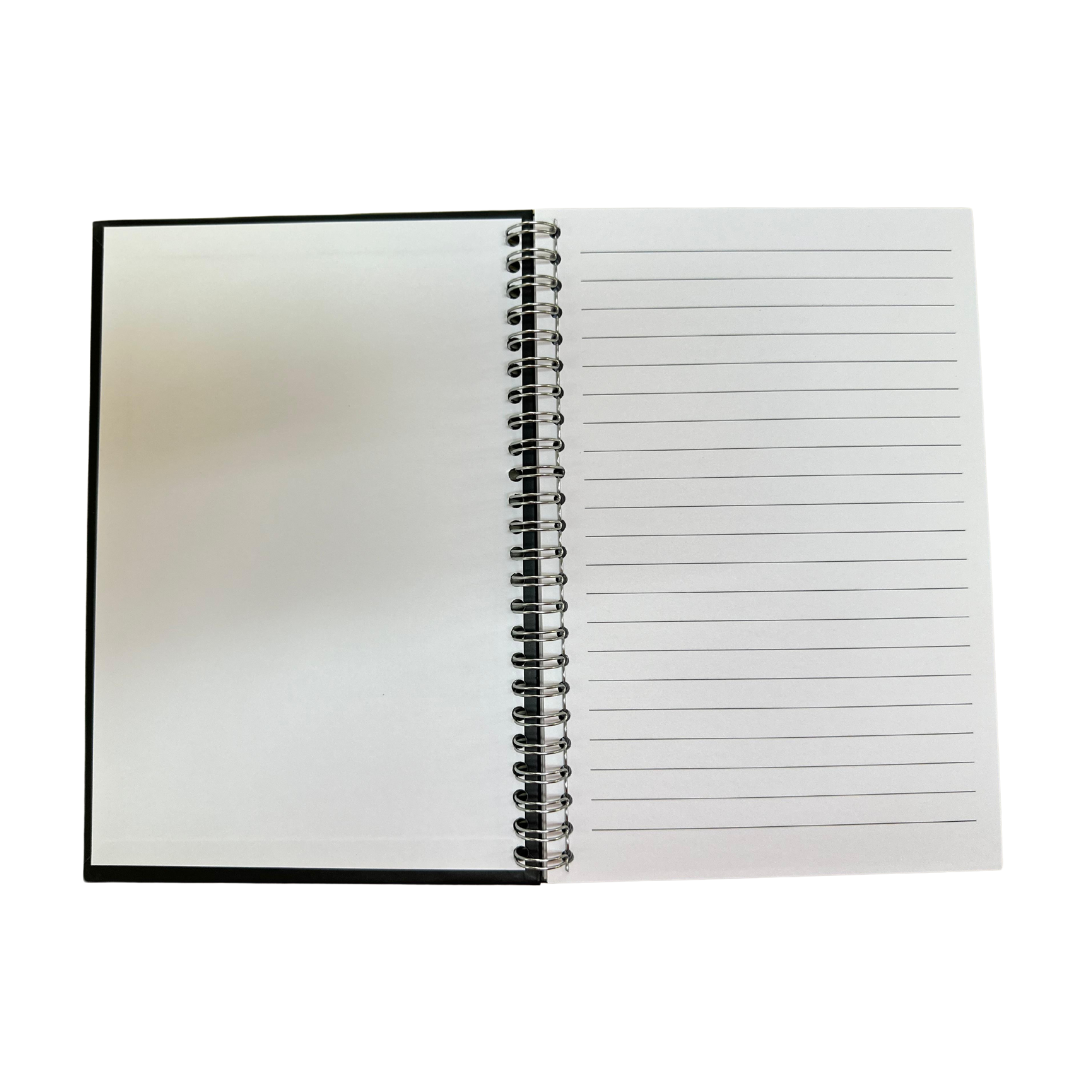 Customisable A5 Spiral Hardcover Notebook