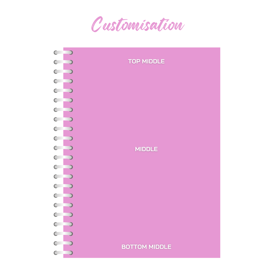 Customisable A5 Notebook