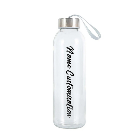 Customisable Glass Water Bottles